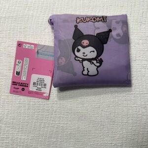 Kuromi Purple Reusable Bag. Folds right back up. NEW